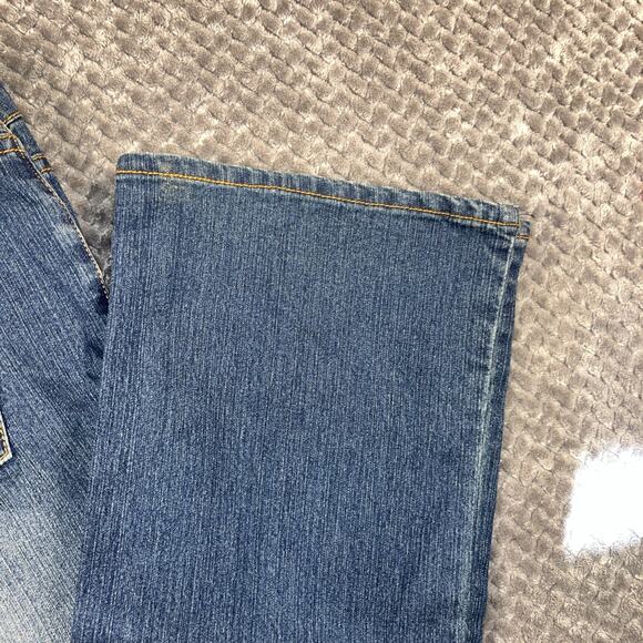 UGals Jeans Florida Gators Size 11 12 Denim Flare Pants Football Gameday - Picture 3 of 10